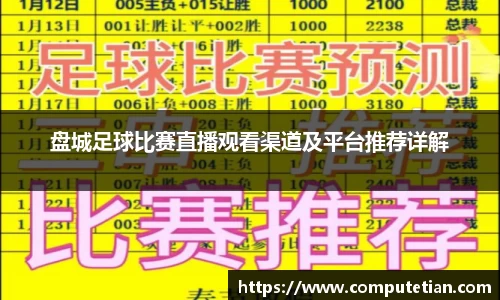 盘城足球比赛直播观看渠道及平台推荐详解